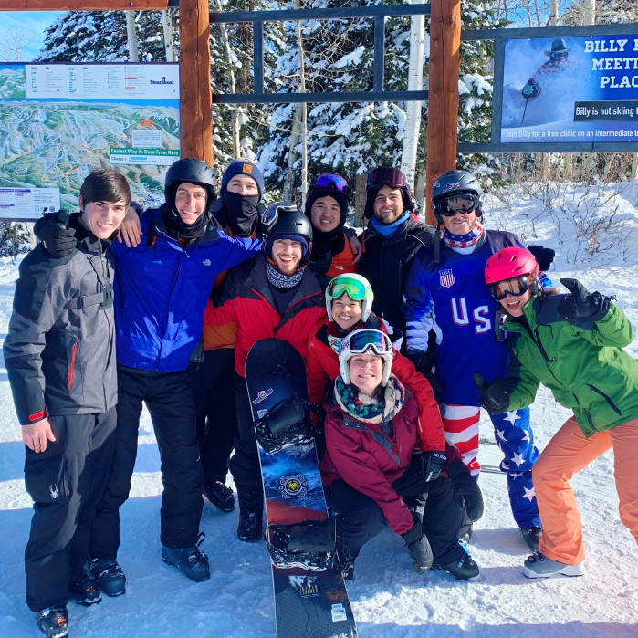 2019 ski trip members